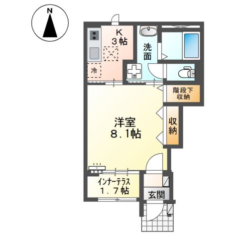 1階の間取り図