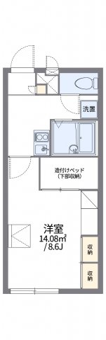 2階の間取り図