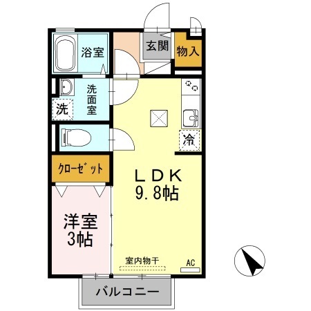 1階の間取り図