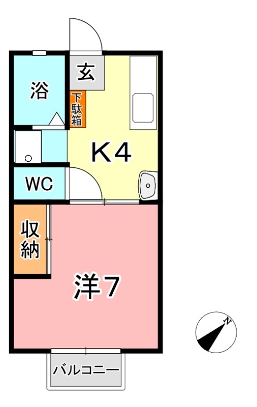 2階の間取り図