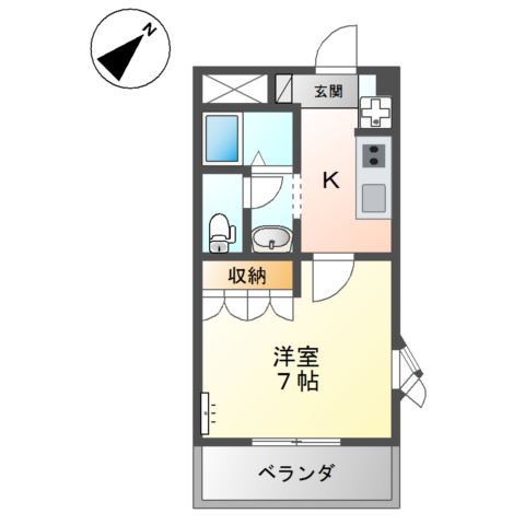 2階の間取り図