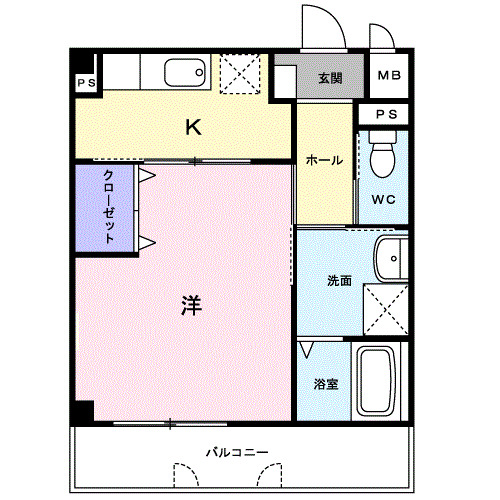 1階の間取り図