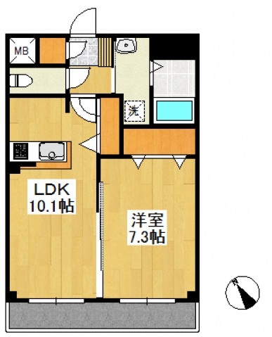 3階の間取り図