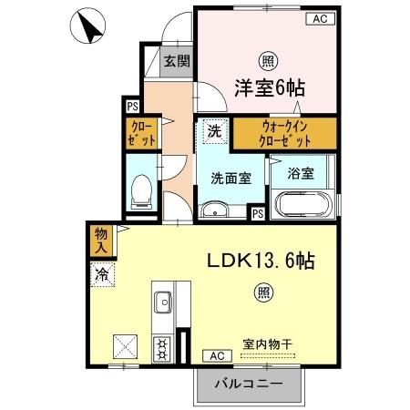 1階の間取り図