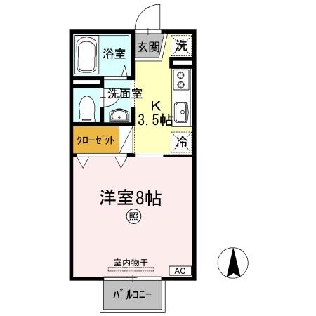 2階の間取り図