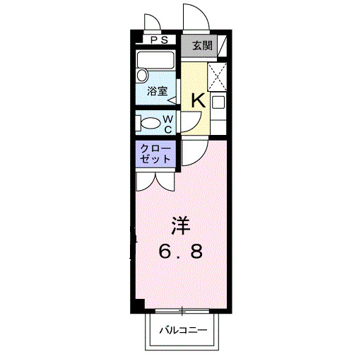 2階の間取り図