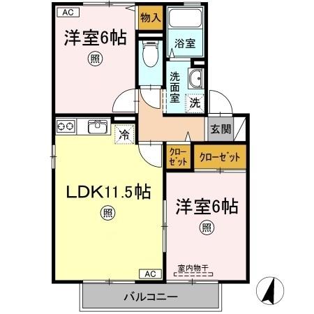 1階の間取り図