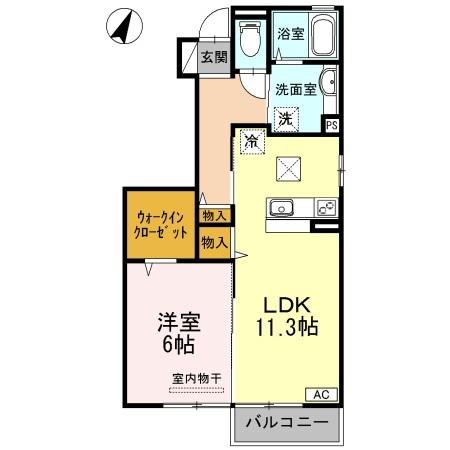 1階の間取り図
