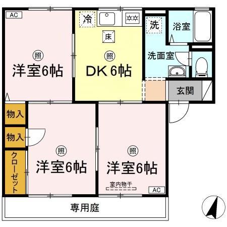 1階の間取り図