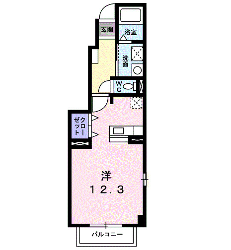 1階の間取り図
