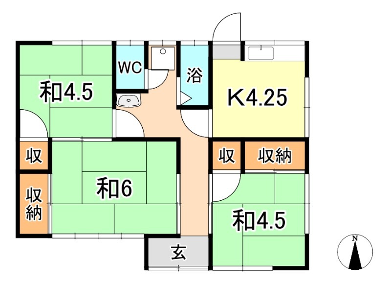 -階の間取り図