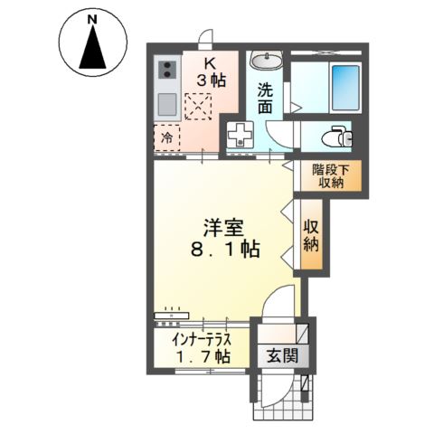 1階の間取り図