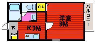 2階の間取り図
