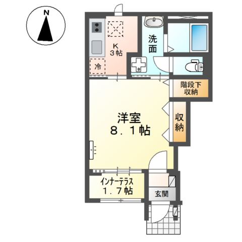 1階の間取り図