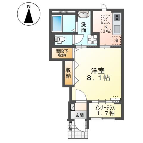 1階の間取り図