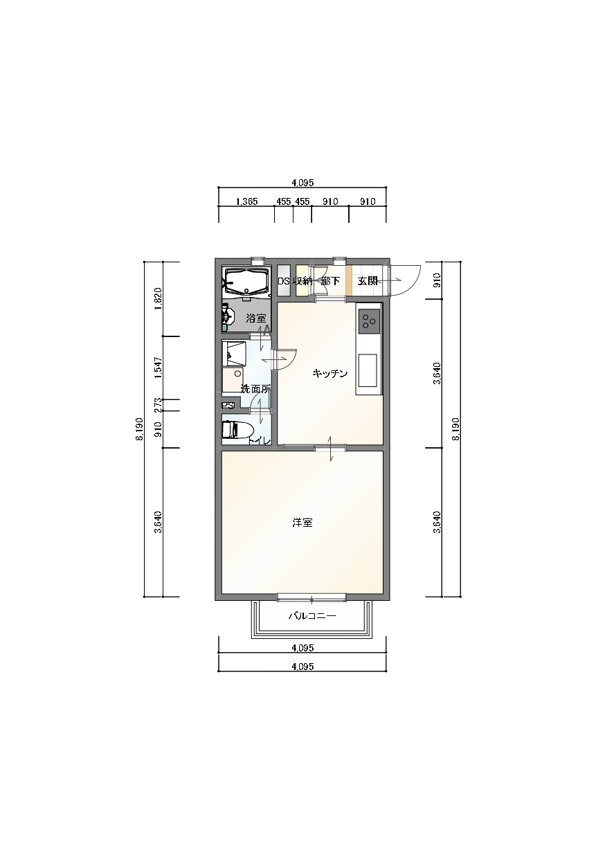 2階の間取り図