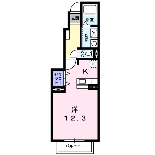 1階の間取り図