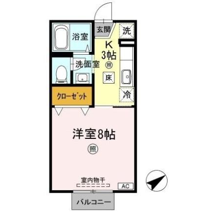 1階の間取り図