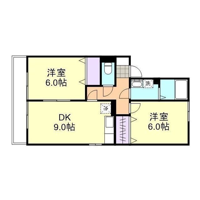 1階の間取り図
