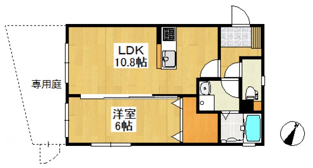 1階の間取り図