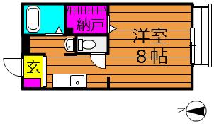 2階の間取り図