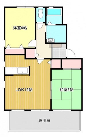 1階の間取り図