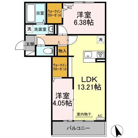 3階の間取り図