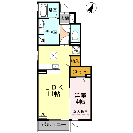 1階の間取り図