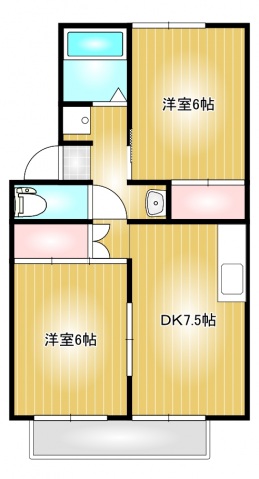 2階の間取り図
