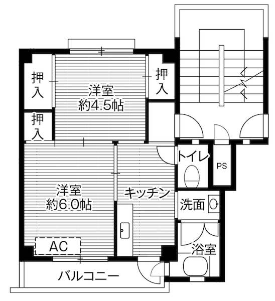 3階の間取り図