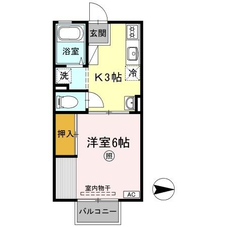 2階の間取り図
