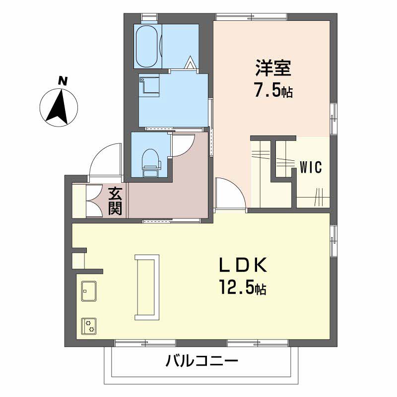 1階の間取り図