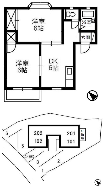 2階の間取り図