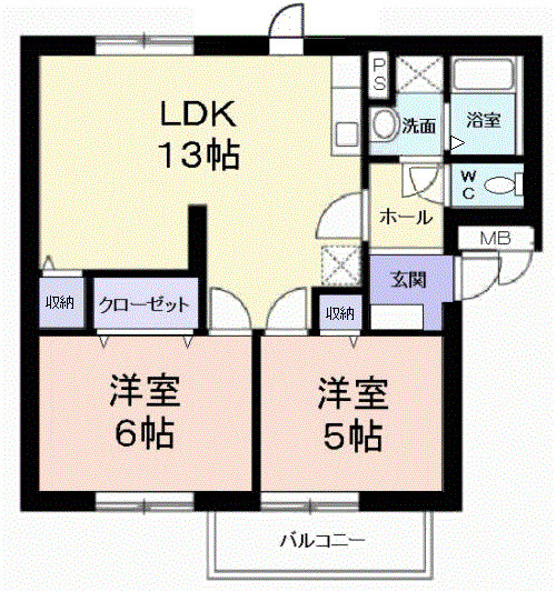 1階の間取り図