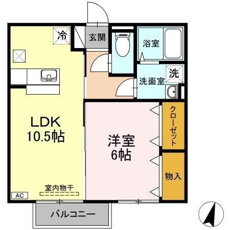 1階の間取り図