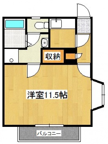 2階の間取り図