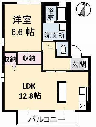 2階の間取り図