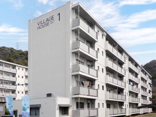 ビレッジハウス児島第二3号棟の外観