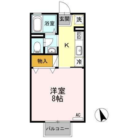 2階の間取り図