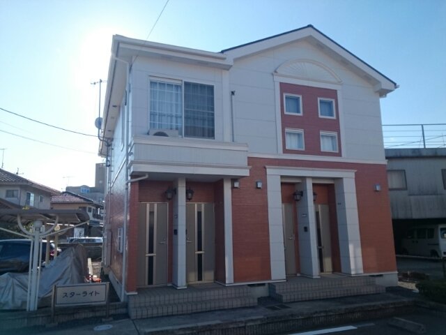 倉敷市福田町古新田の賃貸アパートの外観