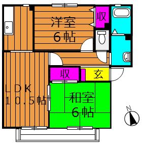 1階の間取り図