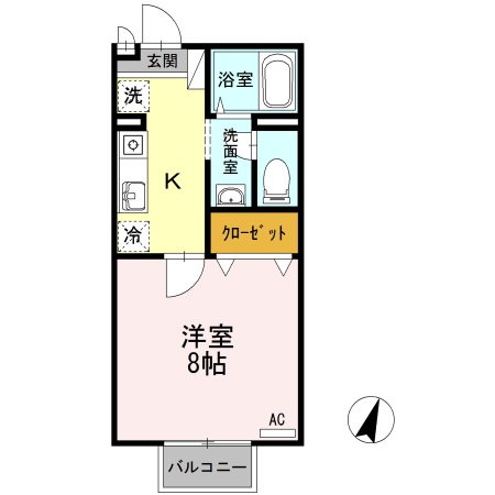 2階の間取り図