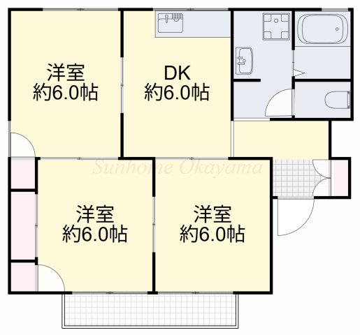 2階の間取り図