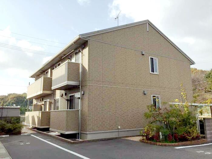 倉敷市広江２丁目の賃貸アパートの外観