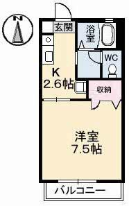 2階の間取り図