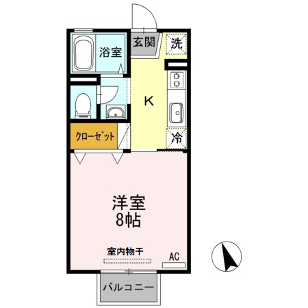 2階の間取り図