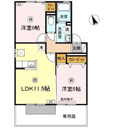 1階の間取り図