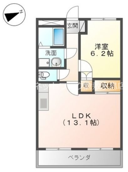 1階の間取り図