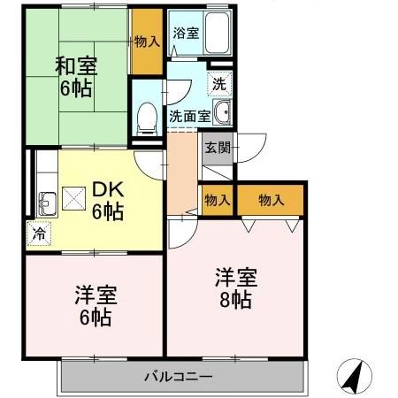1階の間取り図