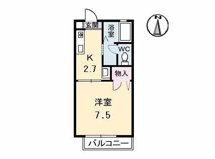 1階の間取り図